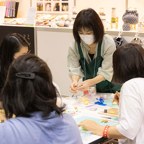 東京ホビーショー フェルト羊毛ワークショップ